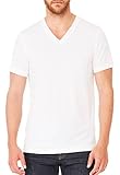 Bella Canvas Unisex Triblend V-Neck T-Shirt L SLD Wht Trblnd