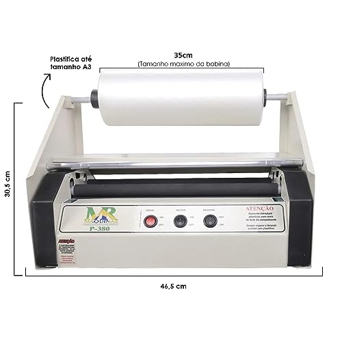 Plastificadora Poliseladora P380 Suporte Bopp Laminação 110V