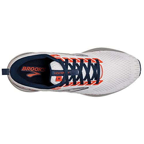 Brooks Brooks Levitate GTS 5 Men's Supportive Running Shoe - White/Titan/Flame - 8.5