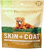 Pet Naturals - Skin + Coat for Dogs, Dry, Itchy & Irritated Skin Support, 30 Bite-Sized Chews with Natural Ingredients (070090E.030)