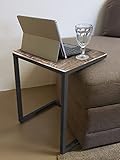 Splendido set di 2 tavolini da salotto Atlanta con struttura in metallo argento anticato, nero o bianco, dimensioni 40 x 51 x 32 cm (larghezza x altezza x profondità). Casamia – Acquista ora mobili per la vita.