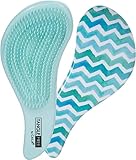 Cala New tangle free frenchie blue chevron hair brush