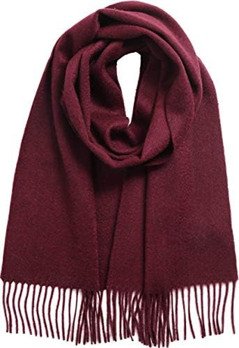 （11:30時点） [Filomo] カシミヤ マフラー 100% レディース メンズ 【16色展開で自分にもギフトにも】 (ボルドー)