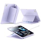 ESR for iPad Pro 13 Inch Case (M5/M4) 2025/2024, Vertical Stand Cover, Multi Stand Angles, Ultra-Stable Case with Pencil Holder, Flip Series, Purple