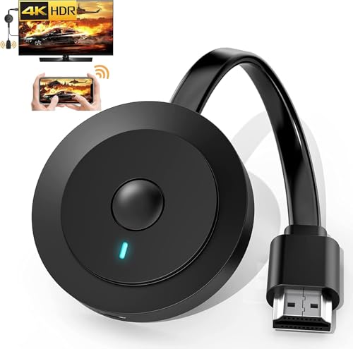 AIMIBO Wireless HDMI Display Dongle Adapter, 4K Wi-Fi Streaming Video Receiver for iPhone/iPad/iOS/Android/Windows/PC to HD TV/Monitor/Projector/Mac,Support Mira-cast Airplay DLNA