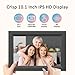 Forc 10.1 Inch Smart WiFi Digital Photo Frame, Digital Picture Frame, Built-in 16GB Storage, IPS Touch Screen, Auto-Rotate, Slideshow, Load Photo and Video via Free App from Phone