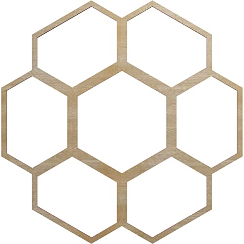Image of Ekena Millwork 22 inchOD x 7 3 /4 inchID x 3 /8 inchT Florin Wood Fretwork Pierced Ceiling Medallion, Birch