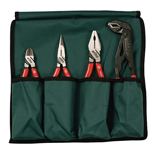 Wiha 32601 Vinyl Grip Pliers and Cutter Set, 4 Piece image 2