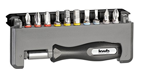 Kwb Mobile Bit Box - 12 Pc. Incl. Supporto Di Bit E Maniglia - 5