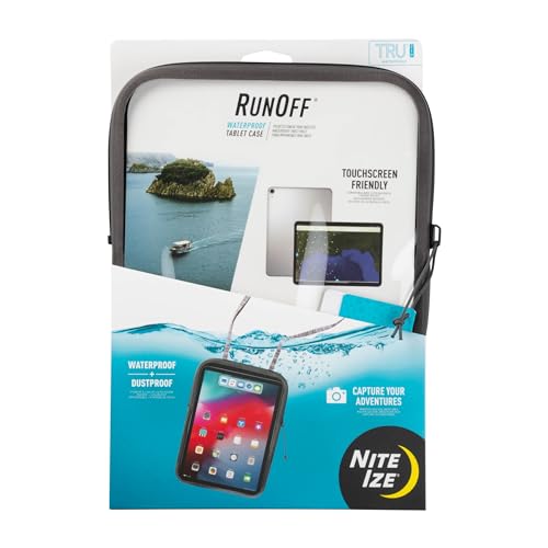 Étui étanche pour téléphone Nite Ize Runoff avec porte-cartes et cordon noir