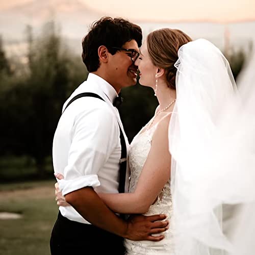 Long Pearl Earrings for Women 925 sterling silver Pearl Dangle Earrings Hypoallergenic Elegant Wedding Pearl Tassel Earrings for Bridal Christmas Gift…4