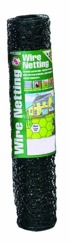 Gardman 51009 PVC Coated Wire Netting, Green, 13 mm