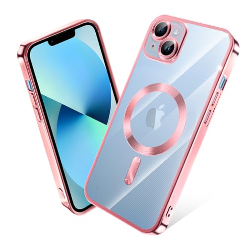 iPhone 13 Mini P[X MagSafeΉ NA bLH ACtH13Mini X}zP[X ϏՌ TPU CX[dΉ pق 13 mini Jo[ Xgbvz[t ^  y ΂݂ɂ _ ~