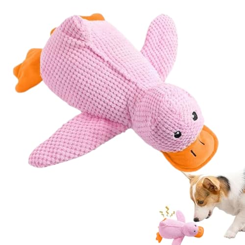 WUYJI Peluche per cani 1 Giocattolo per cani antistress, peluche resistente adatto a cani di piccola e grande taglia, giocattolo sicuro per cani (rosa)