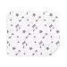Purple Big Stars Music Notes Cleaning Cloth Screen Cleaner 2pcs Suede Fabric