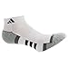adidas Women's Climalite II Low Cut Sock (2-Pair), White/Medium Lead/Black/Aluminum 2 Marl, Size 5-10