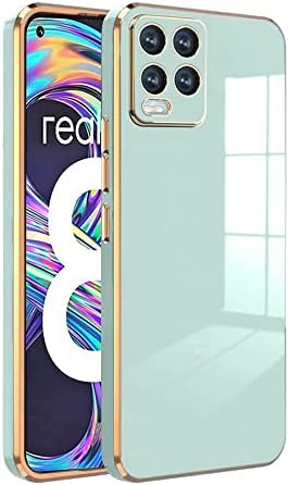 Polycarbonate Exotic Flourish Realme 8 4g Electroplated Chrome 6d Back 
