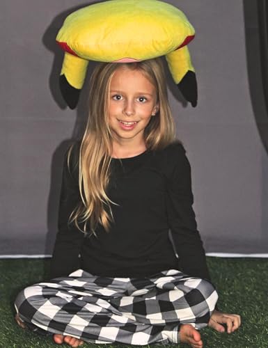 Ekouaer Girls Soft Pajamas Pants Cute Print Pattern PJ Bottoms Comfortable Lounge Long Pants with 2 Pockets4