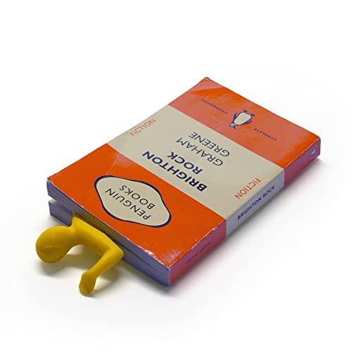 Suck UK - Marcadores de libros, diseño Dead Mark, color amarillo Cover