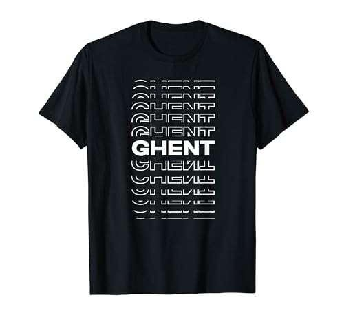 Minimalist City - Belgique Modern Gand T-Shirt