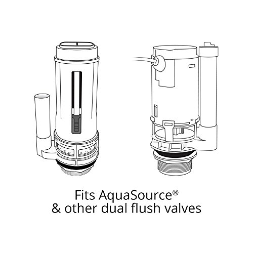 Korky 440Bp Dual Flush Seal Kit - Replaces Aquasource, American Standard, Glacier Bay And Mansfield Seals - Made In Usa , Red , 3 In. #TOP2