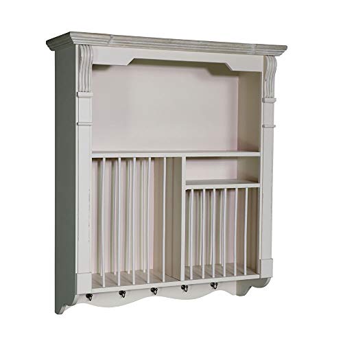 Melody Maison Lyon Range - Platero para Pared, Color Blanco