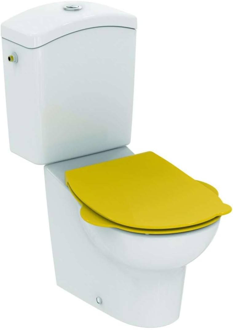 Armitage Shanks Contour 21 Splash Toilet Seat and Cover for 305mm Bowls, S453379, Yellow