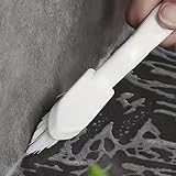 Groove Cleaning Brush, Handheld Crevice Brush for Bathroom Floor Wall Tile Toilet, Window and Door Track Cleaner, No Dead Corner Dust Removal Brush, Household Cleaning Supplies