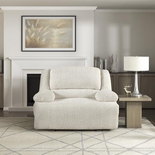 Sillón Power Recliner Microfibra Texturizada Beige miniatura 6