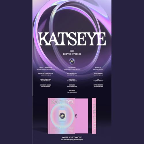 Miniatura 2 de Katseye - Ep Sis Soft Ver. Pink Cover Photocard Photobook Folded Poster Cd