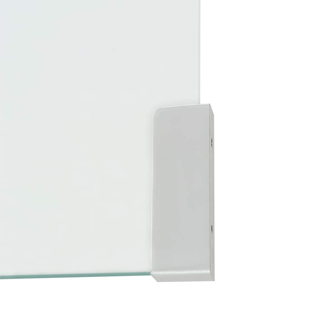vidaXL Salontafel 98x45x30 cm gehard glas transparant