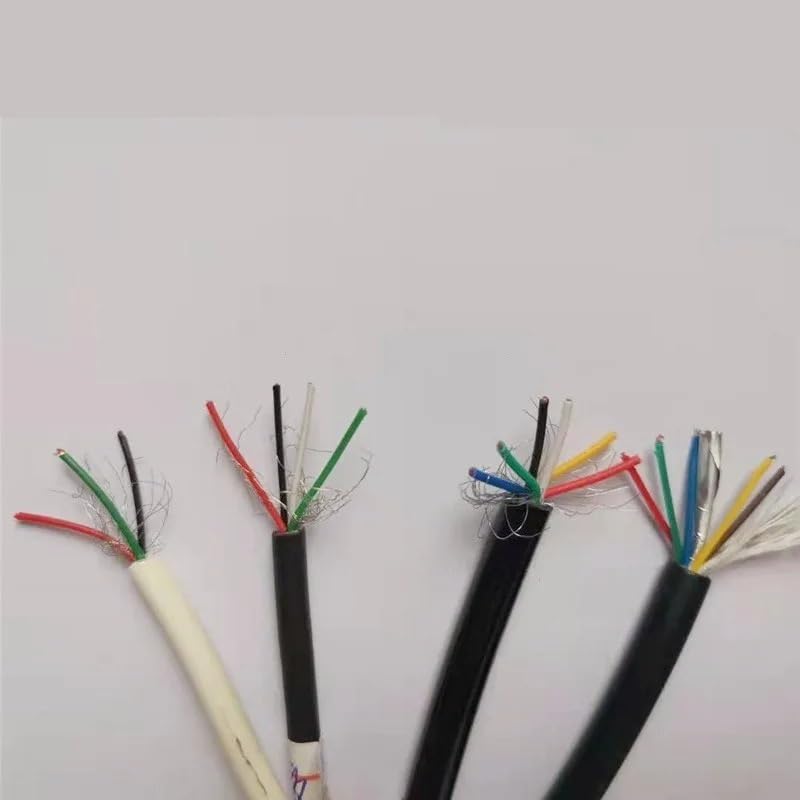 Kabel sprężynowy z poliuretanu 2, 6, 8, 10 rdzeni, 20 AWG, rozciągany, 1, 2, 3, 4, 5, 6, 7, 8, 9, 10, 11, 12, 13, 14, 15 metrów, spiralny drut teleskopowy (rozciągliwy 13 m, 6 rdzeni 20 AWG)