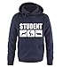 Produktbild Comedy Shirts Student Fun - Herren T-Shirt Hoodie Navy Gr. XXL