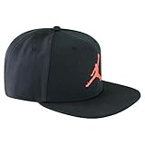 Colore: nero Nike, Jordan PRO Jumpman Snapback Hat Uomo, Black/Black/Black/Infrared 23, MISC