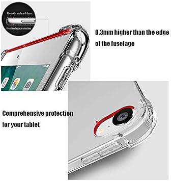 Spia Apple iPad 9.7 2018 (6.Nesil) ile uyumlu Kılıf Anti Shock Şeffaf Conny Tablet Silikon Kapak Dayanıklı Darbe Karşıtı Koruyucu Yeni Nesil Tasarım (Apple iPad 9.7 2018 (6.Nesil), Anti Shock Şeffaf)