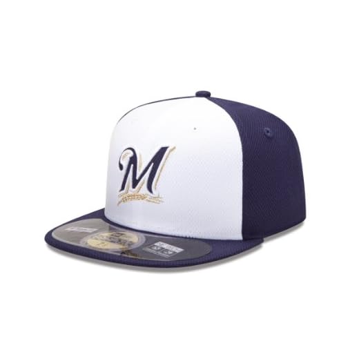 Boné New Era 5950 Mlb Milwaukee Brewers - Branco - Gg