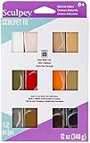 Sculpey III® 12 Natural Colors of Polymer Oven-Bake Clay, Non Toxic 12 oz., great for modeling,...