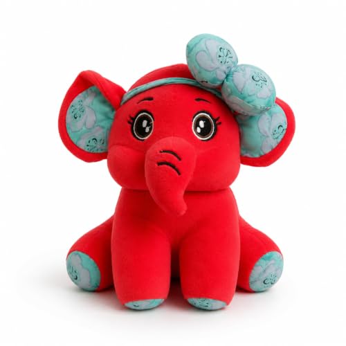 Image of Liquortees Cute Elephant Soft Toy Teddy Bear, Huggable Plush Stuffed Animal for Baby Boy & Baby Girl, Soft Teddy for Girls, Kids & Girlfriend