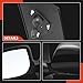 A-Premium Driver Side Manual Door Mirror - Compatible with 2007-2012 - Toyota Yaris - Non-Heated Manual Folding Black Outside Rear View Mirror