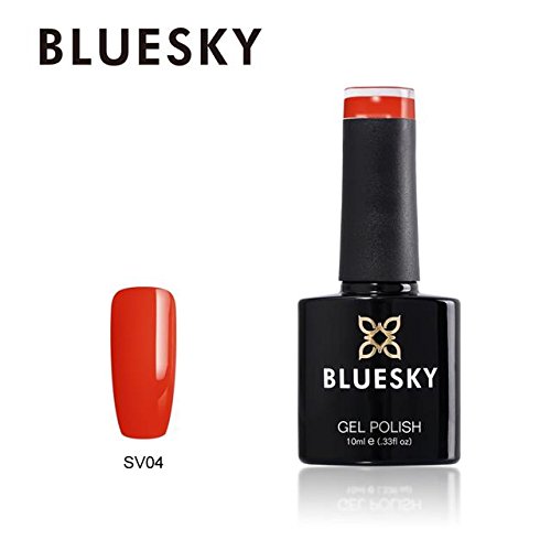 Bluesky Nail Gel Polish Orangey Red Cherry Tomato Summer Vibes SV04 UV LED Soak - Image 3