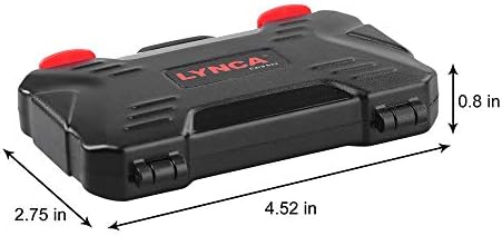 LYNCA Etui na karty pamięci, twardy futerał ochronny na kartę pamięci, profesjonalny, wodoodporny, odporny na wstrząsy, kompaktowy schowek na 8 kart SD, 4 karty CF, 12 TF (Micro SD)