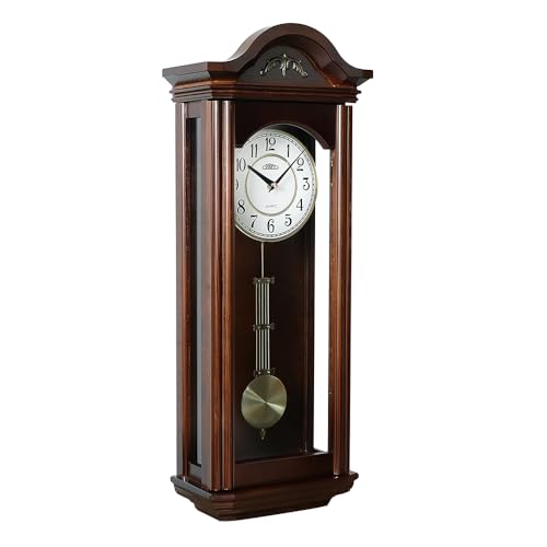 Pendeluhr PRIM Holzwanduhr Pendel II im Retro Design