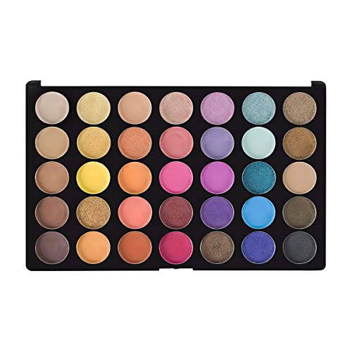 Profusion Cosmetics 35 Shade Eyeshadow Palette Collection - Ultra-Soft, Smooth And Skin-Friendly With Long Lasting Makeup Palette, Festival #TOP1