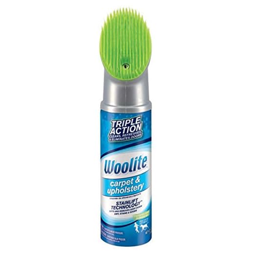 Woolite Carpet & Upholstery Foam Cleaner with Fabric-Safe Brush, 8352