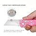 OKNIFE Otacle U1 Folding Pocket Utility Knife, Quick Change Box Cutter with Rail Lock, EDC Razor Knife with Pocket Clip for Office, Factory (Doughnut)