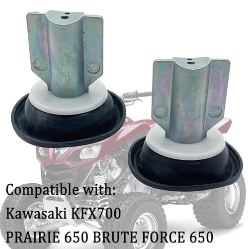2Pcs Carburetor Vacuum Diaphragm Valve Slide compatible with Kawasaki KFX700 PRAIRIE 650 BRUTE FORCE 650,Replace for 16126-1226 by atsuch - Image 2