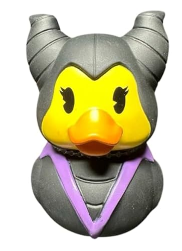 Just Play Rubber Bath Duck, Duckalooz Maleficent, Bath Toy for