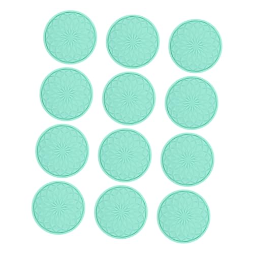 ABOOFAN 12pcs Non-Slip Car Coasters for Cup Holders Vehicle Accessories for Home Cup Holder Mats for Drinks Prevents Spills Keeps Interior Clean