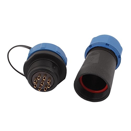 Conector de cable Aexit SP2111/P 9 pines IP68 impermeable miniatura 2