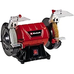 Einhell Esmeriladora doble TC-BG 150 B (máx. 350 W, Ø 150 mm disco de esmerilado, protección contra chispas, correcciones de forma y lijado, incl. disco de desbarbado K36, disco de cepillado) Einhell Esmeriladora doble TC-BG 150 B (máx. 350 W, Ø 150 mm disco de esmerilado, protección contra chispas, correcciones de forma y lijado, incl. disco de desbarbado K36, disco de cepillado)